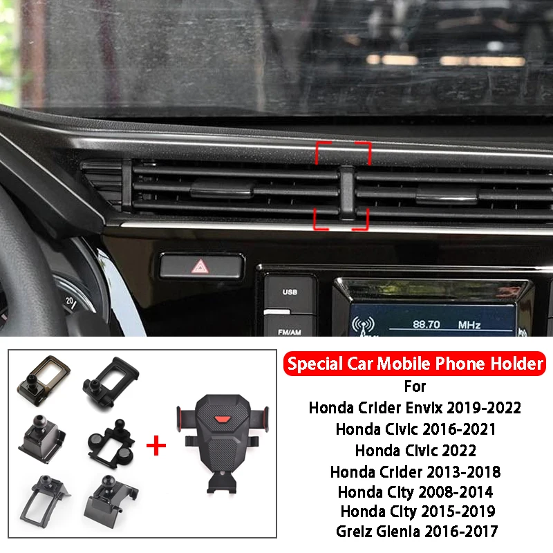 

Держатель для автомобиля, подставка для GPS навигатора Honda City Greiz Gienia Crider Civic Envix, аксессуары для стайлинга автомобиля