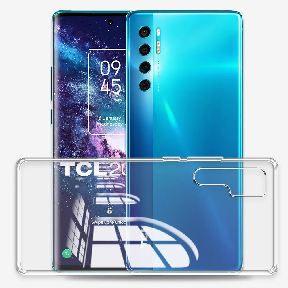 Premium Clear Soft Silicone TPU Shockproof Phone Case - Transparent Protective Cover