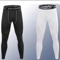 Men Compression Tight Leggings Running Sports Male Gym Fitness Jogging Pants Quick Dry Trousers Workout Training Yoga Bottoms