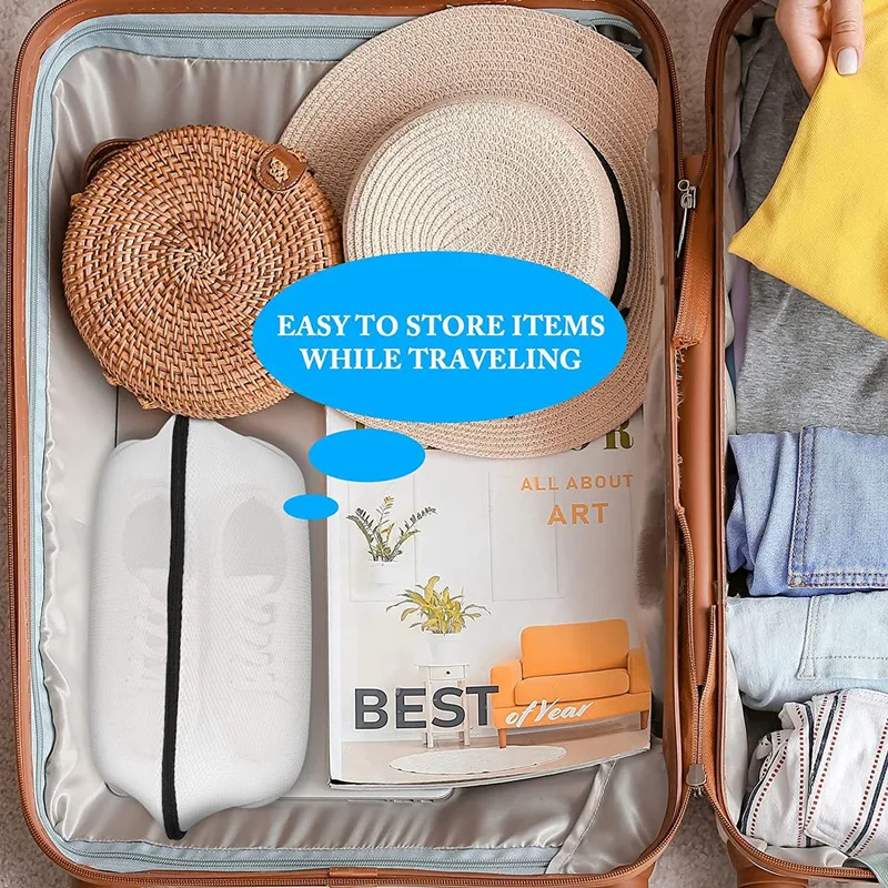 Mesh Laundry Bag Trainers Shoes Boot Zips Washing Machines Travel Clothes Storage Organizer shoe washing bag laundry bag clothes washing bag storage bags shoe storage bags