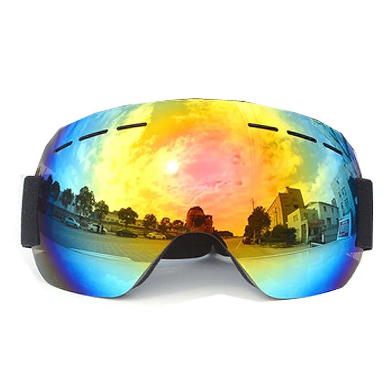 

New Winter Ski Goggles Windproof And Sand Single Layer Large Spherical Glasses Men Women Adult Mountaineering Snowboard Goggles