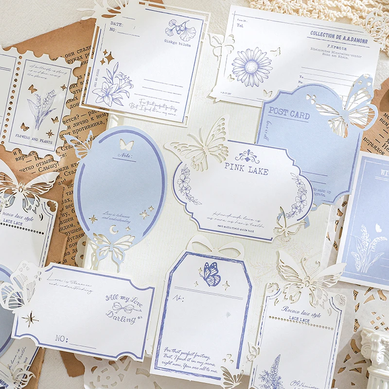 10 pcs INS Hollow out Hand lace lace material paper Art Decoration Planner Literature Scrapbooking junk journal School supplies 2