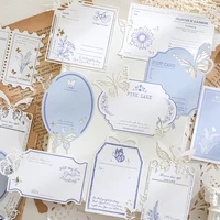 10 pcs INS Hollow out Hand lace lace material paper Art Decoration Planner Literature Scrapbooking junk journal School supplies 2