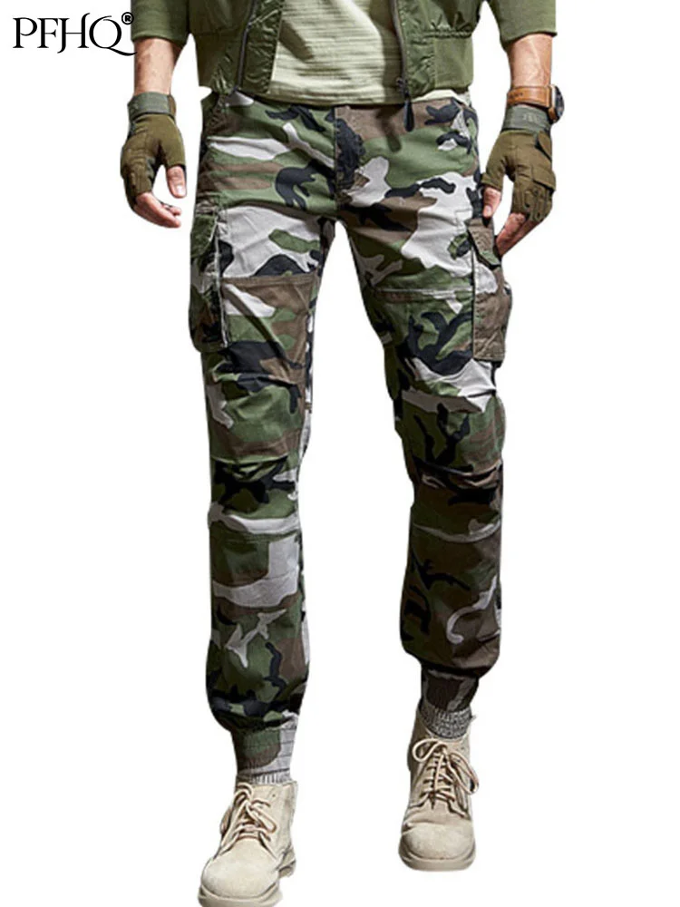 Importé - Pantalon Homme Sport Décontracté Style Camouflage Militaire En  Coton