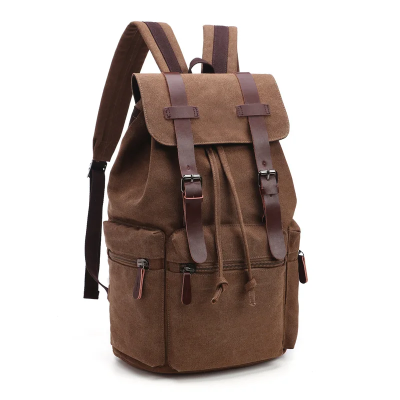 

Japan South Korea Retro Travel Leisure Waterproof Wear-resistant Computer Bag Student Schoolbag Men's and Women's Canvas Package