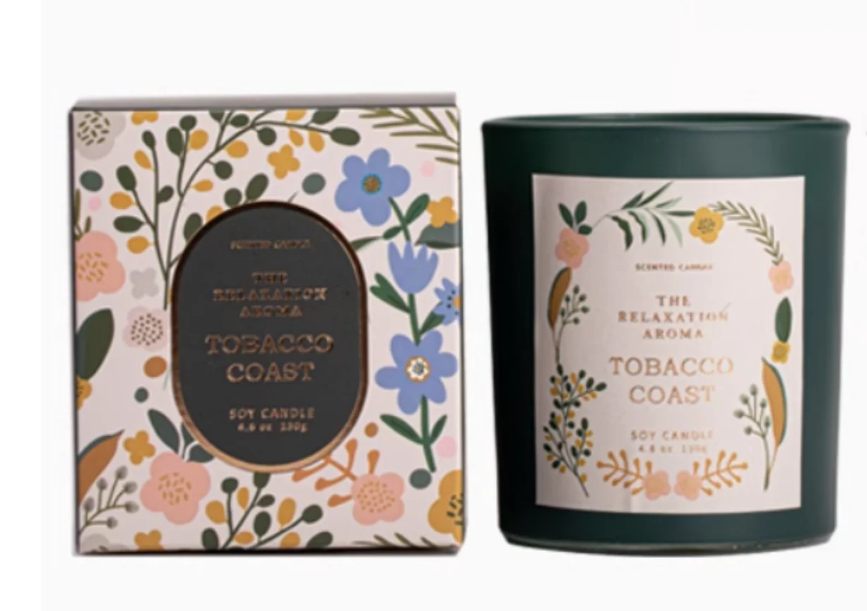 Aromatherapy Candle Gift Box Lemon Whiplash for Women's Bedroom with a Unique Premium Fragrance