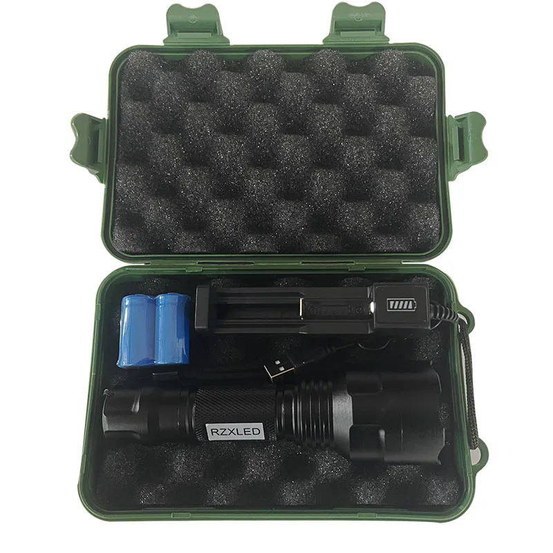 UV-B LED Handheld 254NM 265NM 275NM 295NM 311NM 325NM 340NM 365NM UVC Sanitize Flashlight uv flashlight