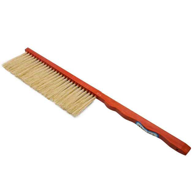 1Pc Piros Műanyag Méhes Seprőkefe Hosszú Fogantyúval, Egy Ló Méhek Kefék Szerszámok Puha Hajkészletek Söpörnek A Méhészethez - Image 4