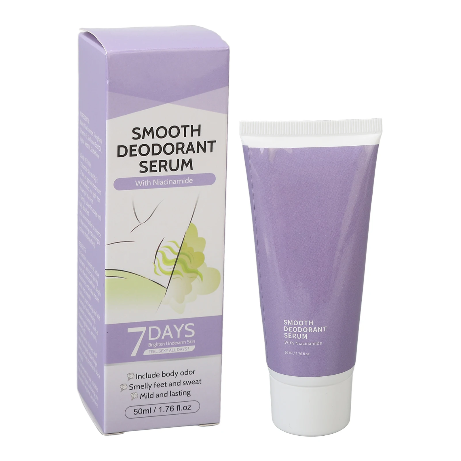 

Skin Cleansing Serum Deep Moisturizing 50ml Easy To Apply Fast Absorption Underarm Massage Cream for Men Women for Daily Use