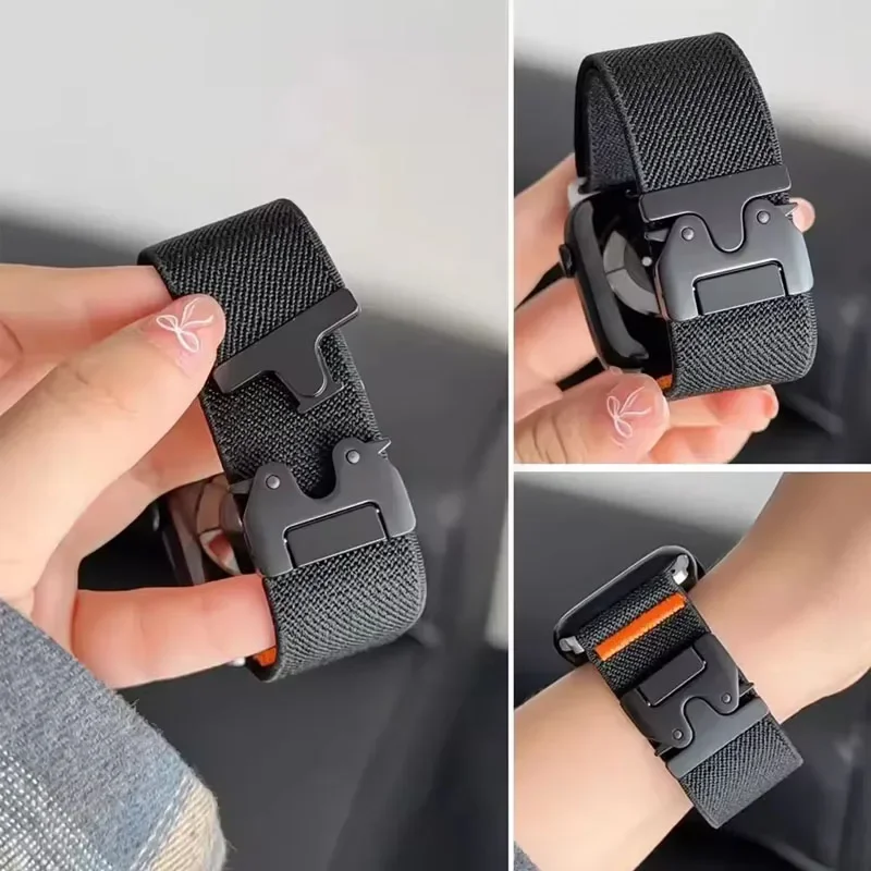 Elastic Nylon Parachute Buckle Strap