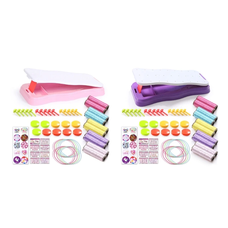 

Diy Bracelet Jewelry Making Set DIY Necklace Friendship Gift Box Set Suitable for Girls and Teenagers Aged 5-12 45BF