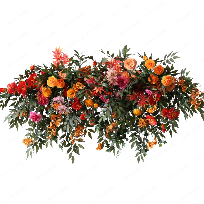 

Hanging Flower Decorative Flowers Row Decoration Background Wedding Stage Arch Decorative Flowers Hanging Simulated Plants