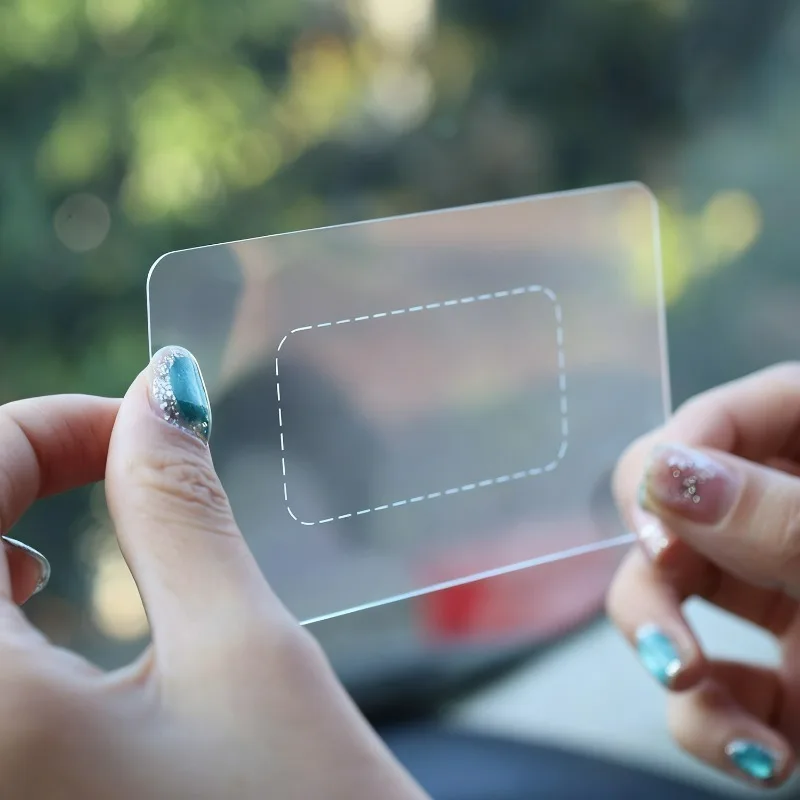 Static Sticker for Dash Cam ETC GPS Anti-Scratch Film No Residue Windshield Mount Protector Easy Installation Removal Decals