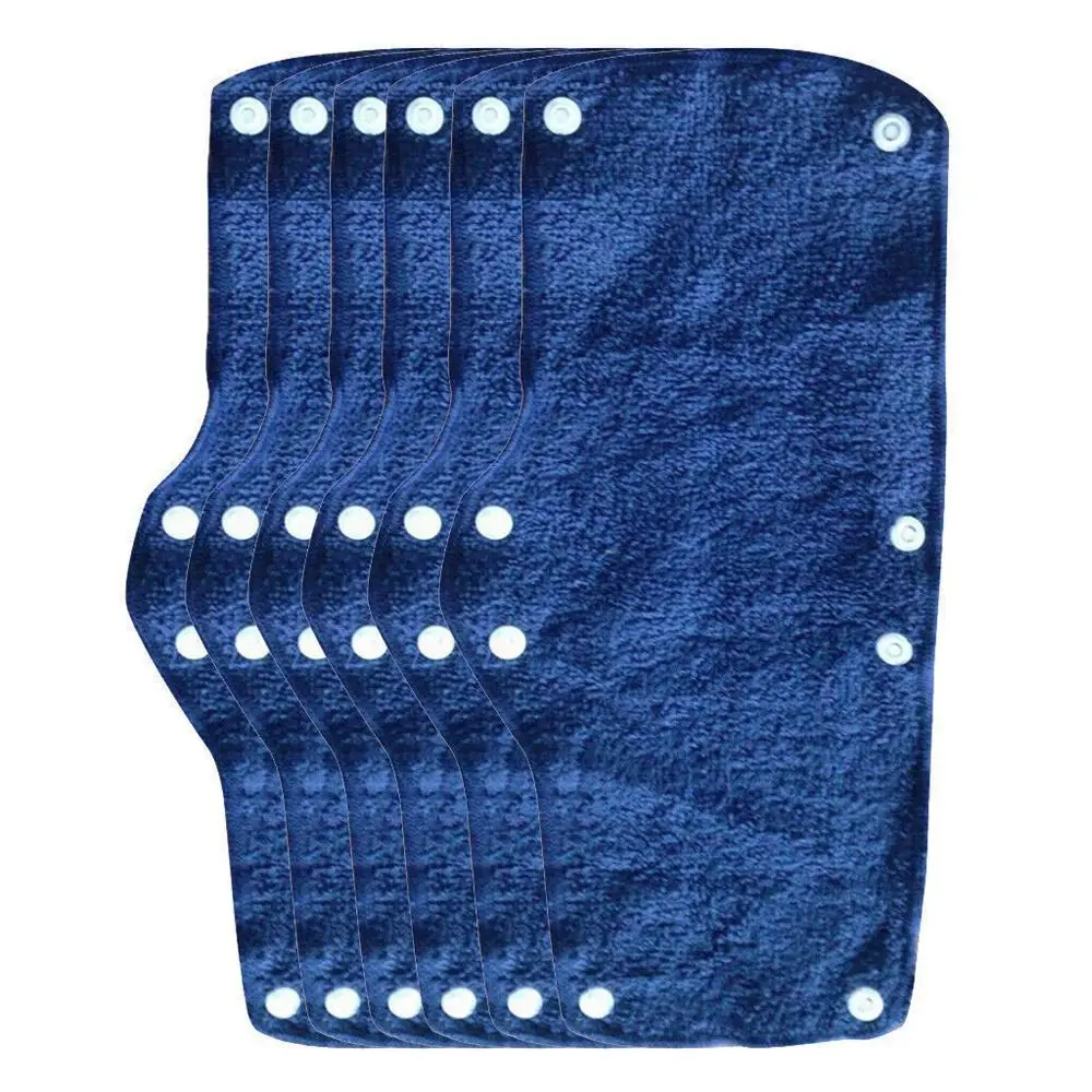 Outdoor Accessories 6Pcs Safety Helmet Lining Pad Soft Hard Hat Sweat Band Work Place Summer Snap-On 6