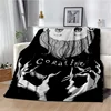 Gothic Style Animation Coraline Print Blanket Children's Blanket Family Napping Sofa Blanket Bed Warm Blanket Soft Bedspread 1