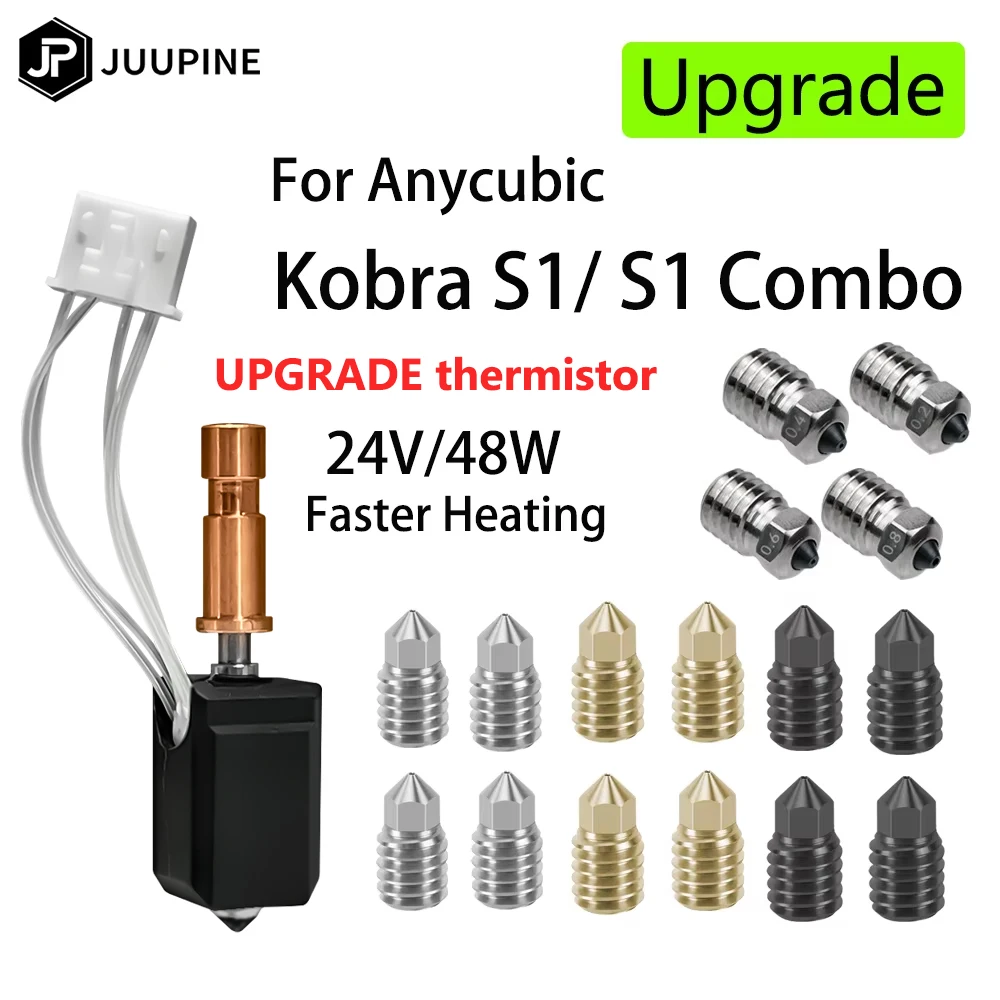 Enhanced Ceramic Heating Nozzle, 24V 48W Rapid Heating Accessory
