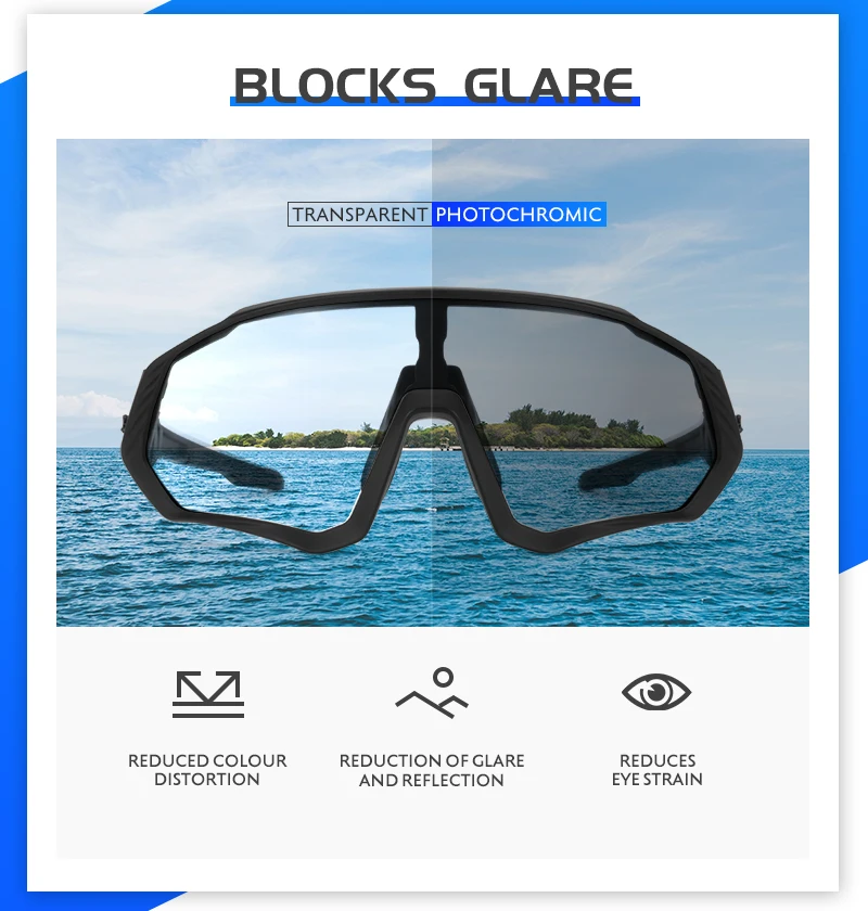 남성 여성 Photochromic Uv400 도로 자전거 안경 사이클링 레이싱 고글 자전거 MTB 선글라스 야외 스포츠 러닝 라이딩 안경