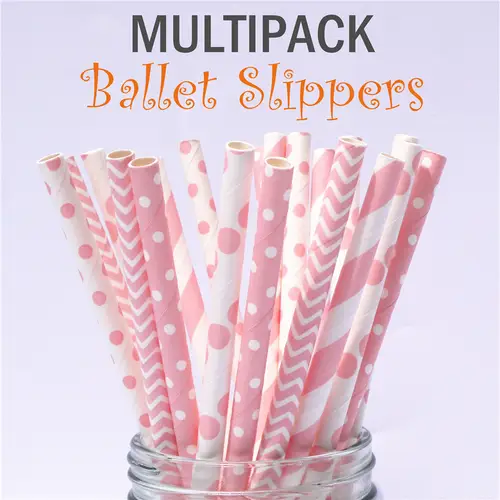 Mouse Ear Mouse Head Paper Straws Animal Straws Girls and Boys Party Paw Printing Dog Foot Print Red Bow Mouse Ear Mouse Head - Image 6