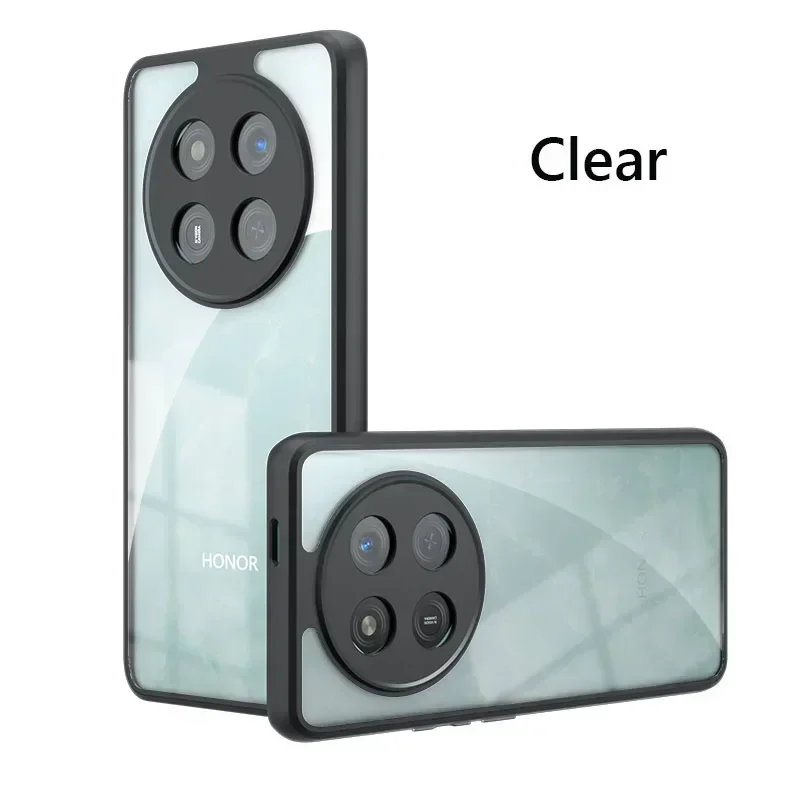 Matte Shockproof Airbag Phone Case with Hard Bumper and Soft Back Cover