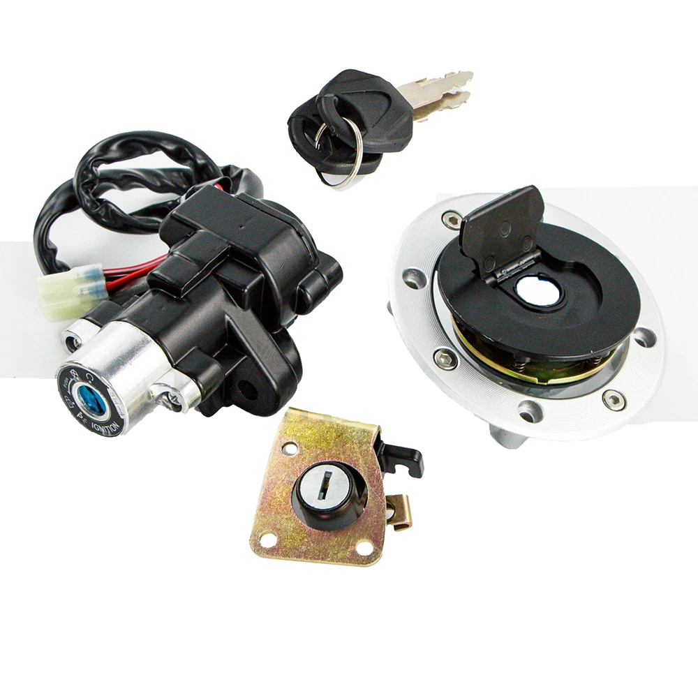 ForSuzukiSV650MotorcycleIgnitionSwitchSeatGasCapLockKeySet