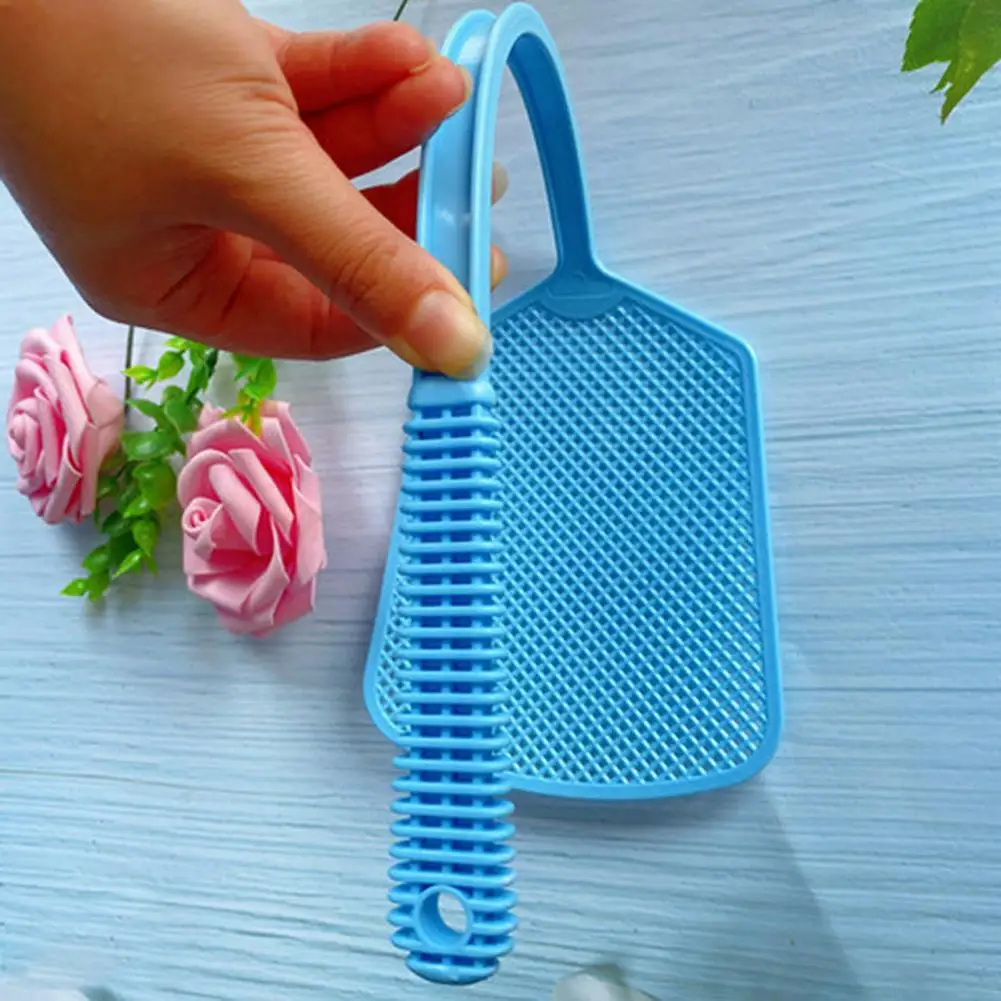 Fly Swatters Comfortable Grip Fly Swatter Durable Long Handle Swatters for Indoor Outdoor Use Set of 2 Flexible Anti-crack