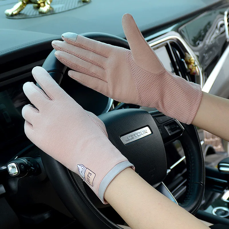 Popular Sunscreen Gloves Women Hot Sell UV Protection Driving Summer ...