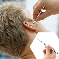 귀이개 귀청소 Ear Tools Stainless Steel Silver Earpick Wax Remover Curette Cleaner Health Care Tools Ear Pick Handle Design 2