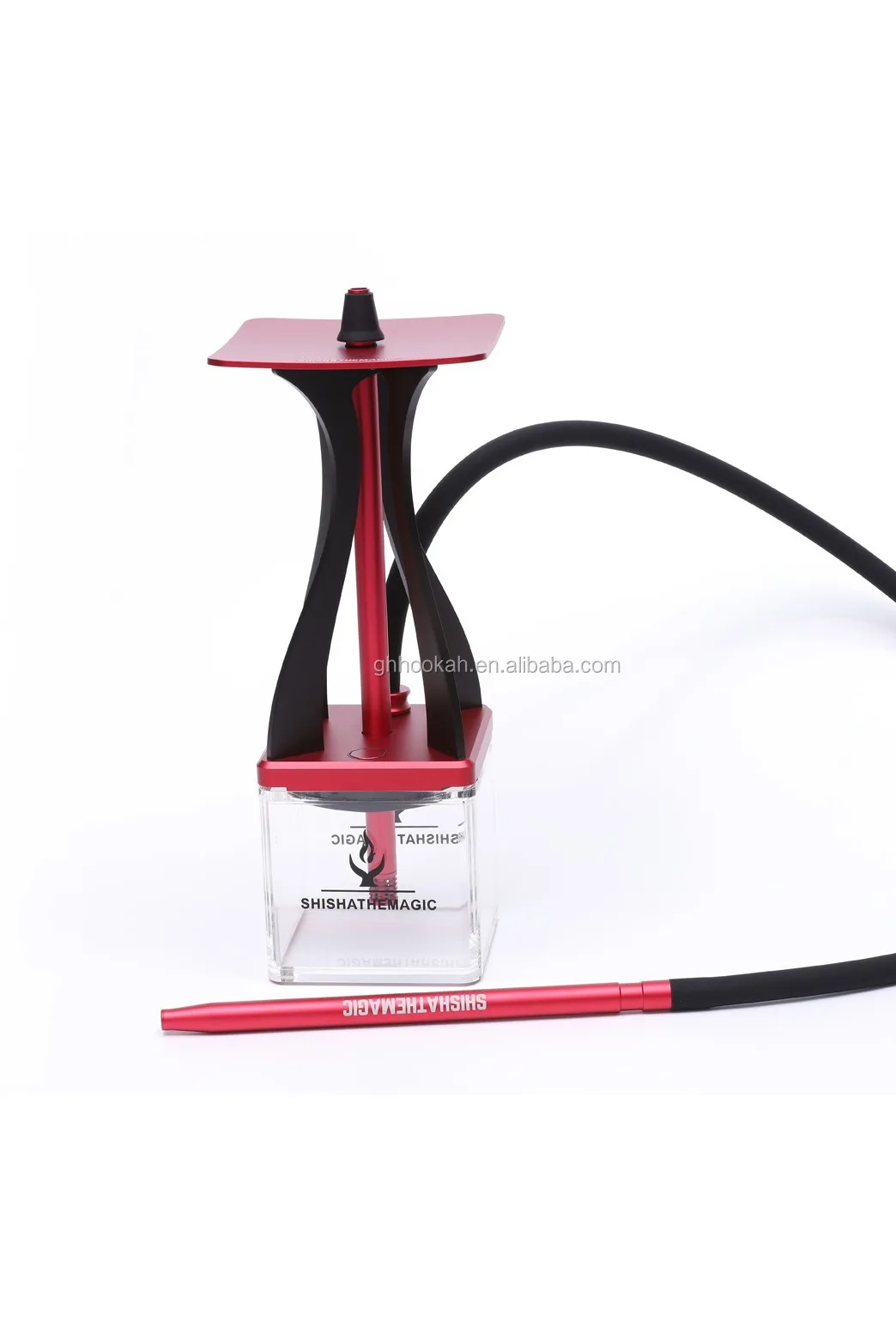 Sheesha 시샤 실리콘 호스 파이프 파티 선물용, 아크릴 커스텀 물 담뱃대 도매
