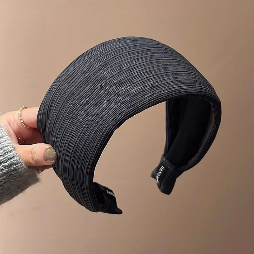 Wide Edge Hair Hoop - Solid Color Hairband