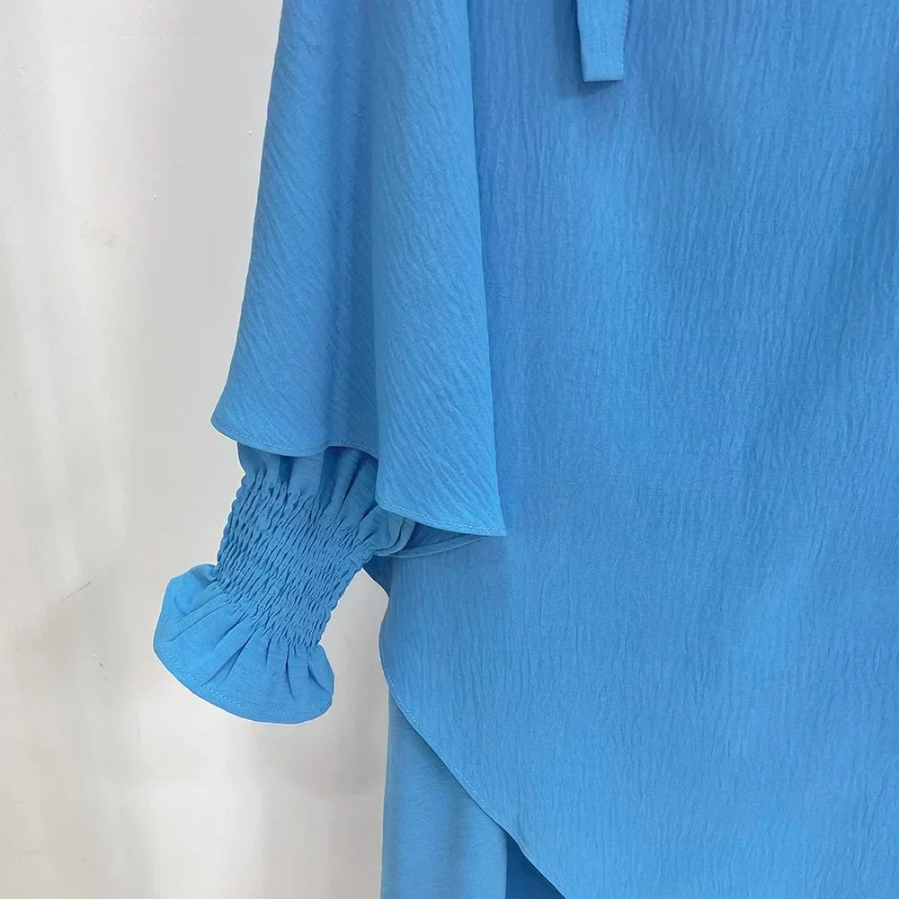 Abaya and Khimar Set Jilbab 2 Piece Ramadan Long Hijab Dress Muslim Prayer Clothes Jilbabs for Women Turkey Islam Dubai Outfit - Image 3