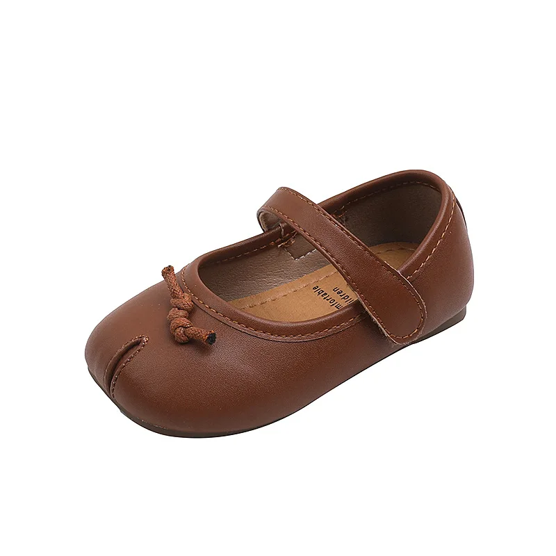 Children Leather Shoes Baby Soft Sole Toddler Shoes Girls Fashion Solid Princess Single Size 15-30