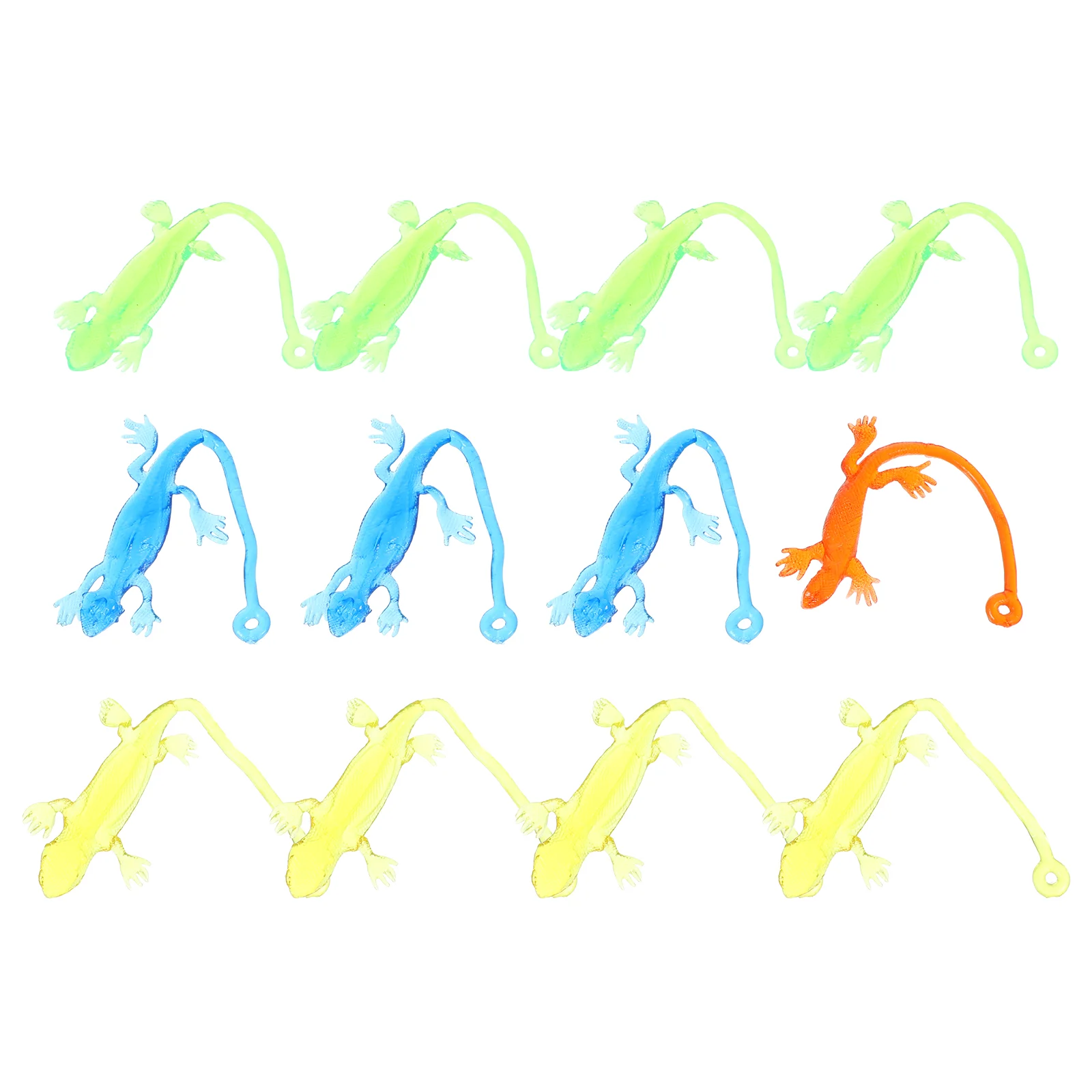 

12/24pcs Stretchy Sticky Toys Funny Sticky Lizard Animals Hand Toys Sensory Relief Stress Toys For Kids Party Favors