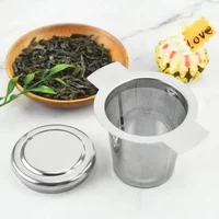 1PCS Reusable Tea Leak Stainless Steel Filter Coffees Infuser Basket Tea Strainer Teapot Cup Filter Multi- Teapot Infuser Leak 4