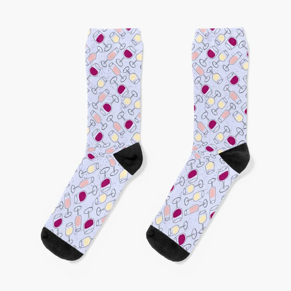 

Wine Time Socks Stockings man football crazy Women Socks Men's