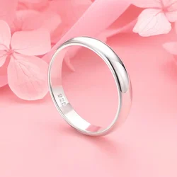Elegant 925 Sterling Silver Women's Ring - Polished Fashion Jewelry - 9 (Silver)