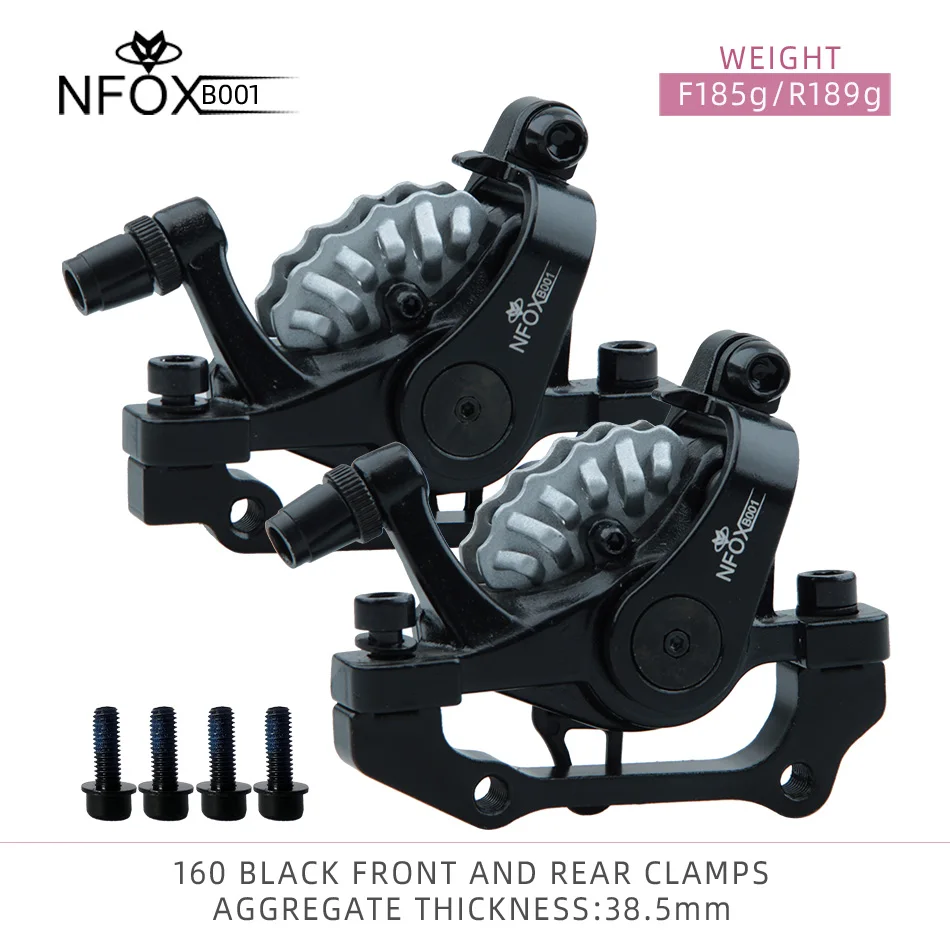 ZOOM DB680 Bicycle Disc Brake Mountain Bike Mechanical Caliper Double Piston Electric Bilateral Drive NFOX B001 Heat Sink 160 mountain bicycle disc brake bicycle disc brake mountain bike disc brake