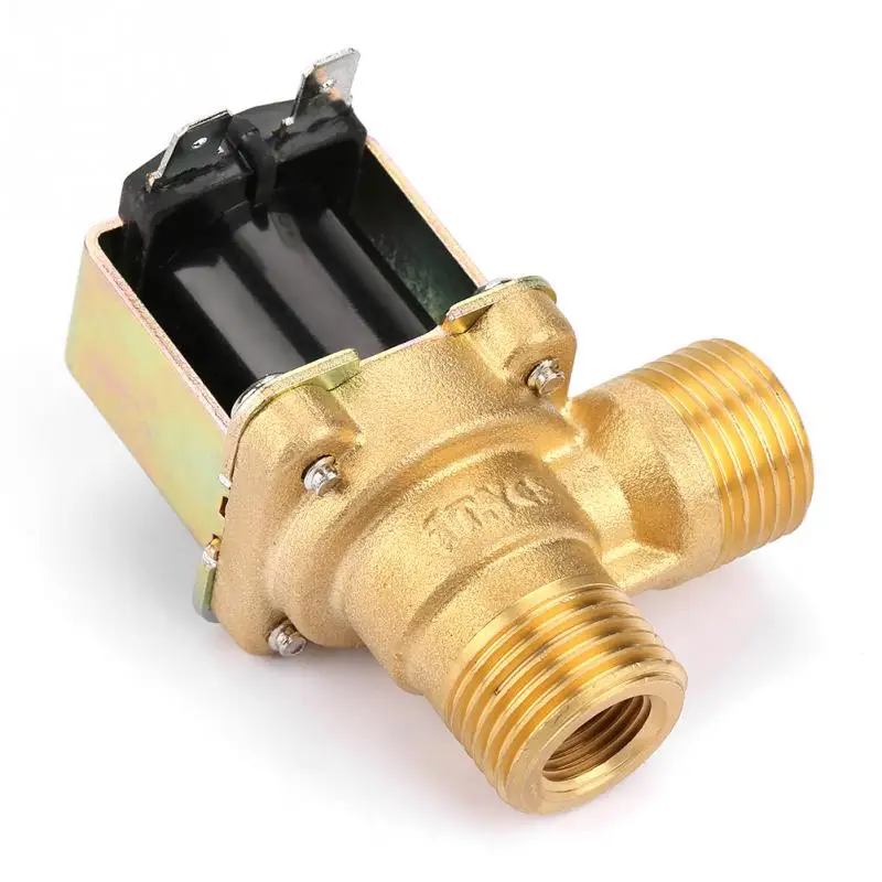 Details about   G1/2 Water Solenoid Valve AC220V NC 22mm Male Thread Inlet Valves with Filter 