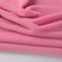Luxurious Encrypted Thickened Faux Rabbit Fur Fabric - 50x50cm, Decorative Polyester Padding - L (Rose Pink 50x50cm)