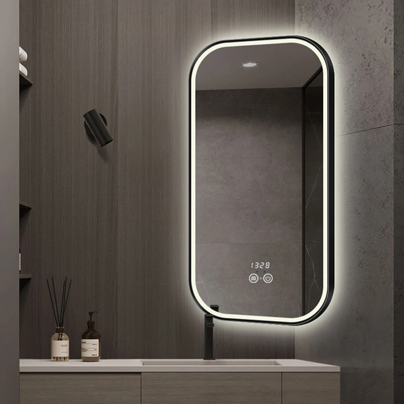 

Shower Led Mirror Vanity Fogless Cosmetic Shaving Smart Bath Mirrors Large Magnifying Espelhos De Banho Home Improvement FY22XP