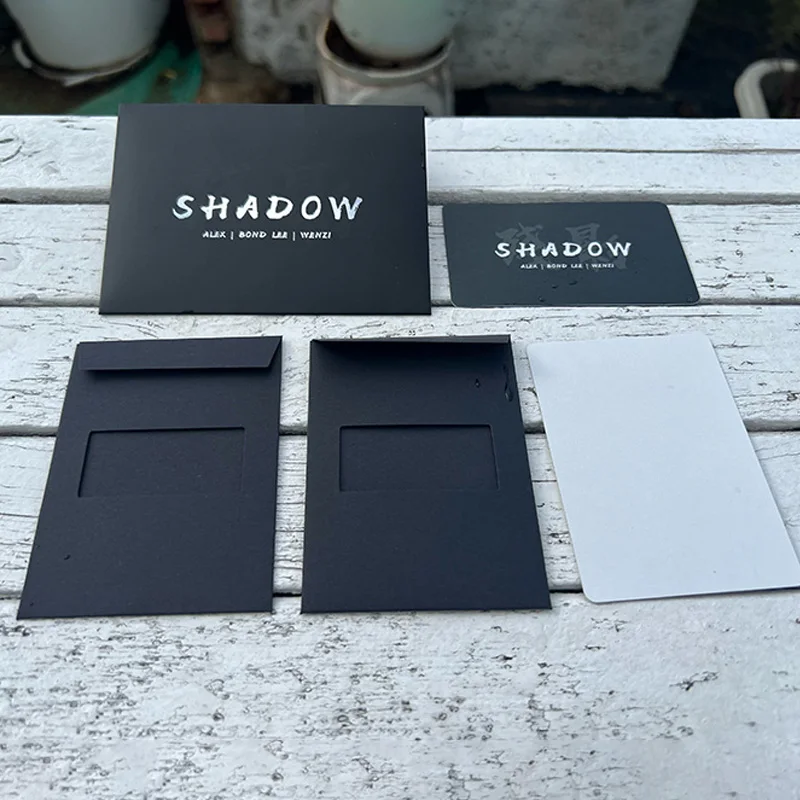 Shadow by Alex Magic Tricks Close Up Illusions Gimmicks Mentalism Props Blank Signed Card Vanish Change to Selected Card Magia alex simone villa simone 100