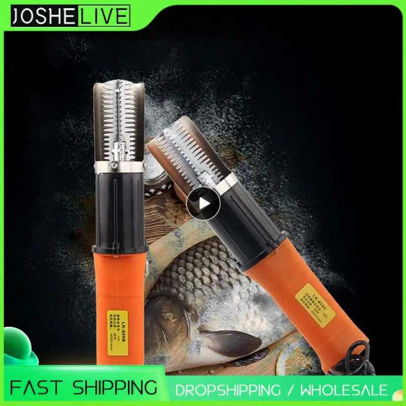 

Electric Fish Scaler Fishing Scalers Clean Fish Remover Cleaner Descaler Scraper Seafood Tools EU Plug