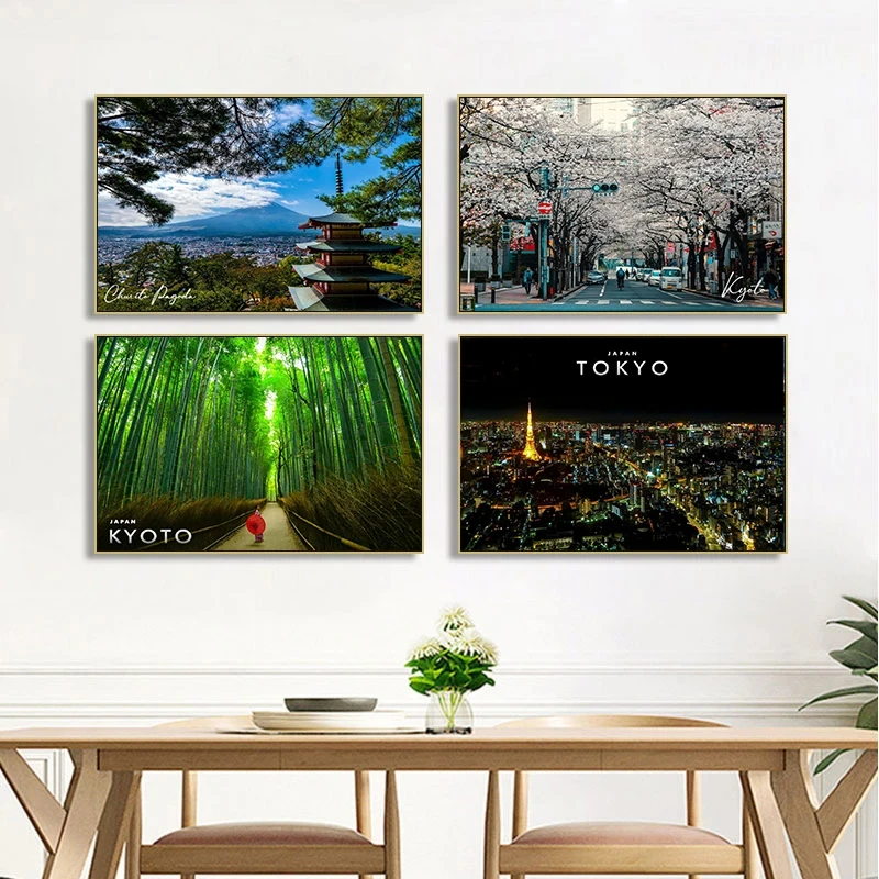 Tokyo City Pop Art Poster: Vibrant Japanese Street & Festival Scene Canvas Decor
