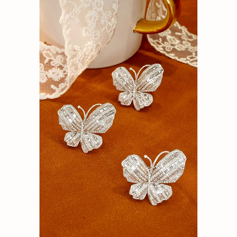 Aazuo 18K White Gold Real Diamond 1.85ct H SI Luxuly Butterfly Ring Gifted For Woman Deluxe Banquet Fashion Jewelry Au750 12 Scc3d0095b7ae47d7b56b25bcd6e1ca4eb Aazuo 18K White Gold Real Diamond 1.85ct H SI Luxuly Butterfly Ring Gifted For Woman Deluxe Banquet Fashion Jewelry Au750