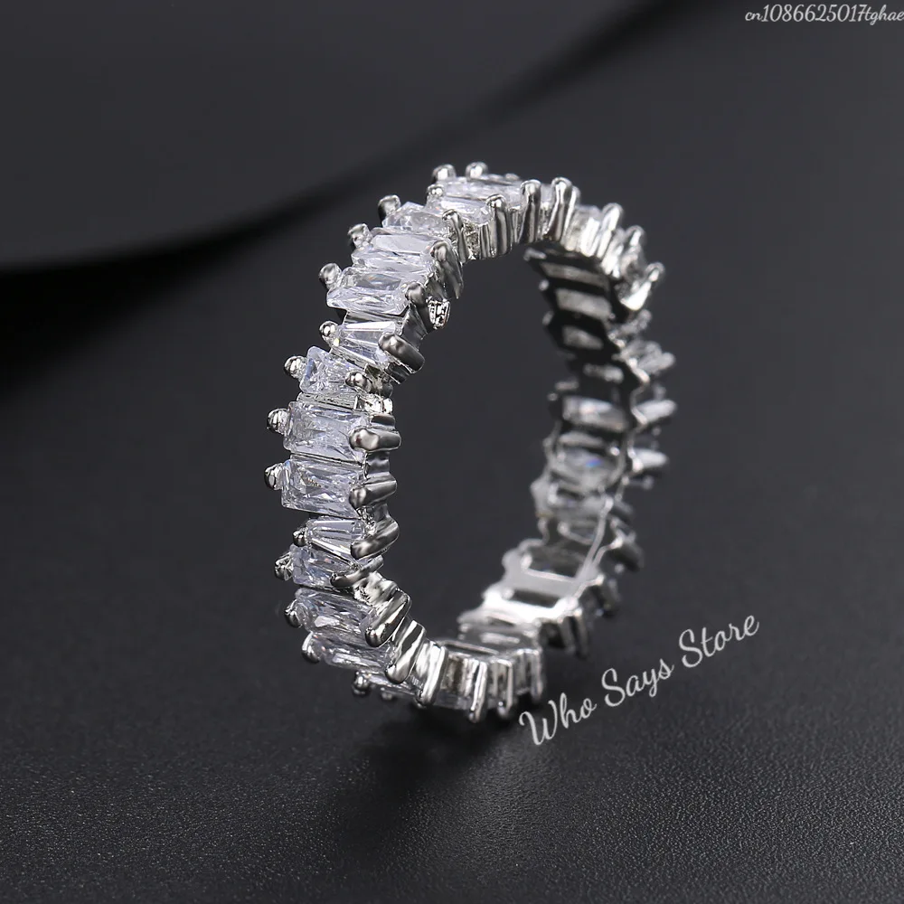 עיצוב חדש מסוגנן, טבעות זירקון לנשים אלגנטי מתנה