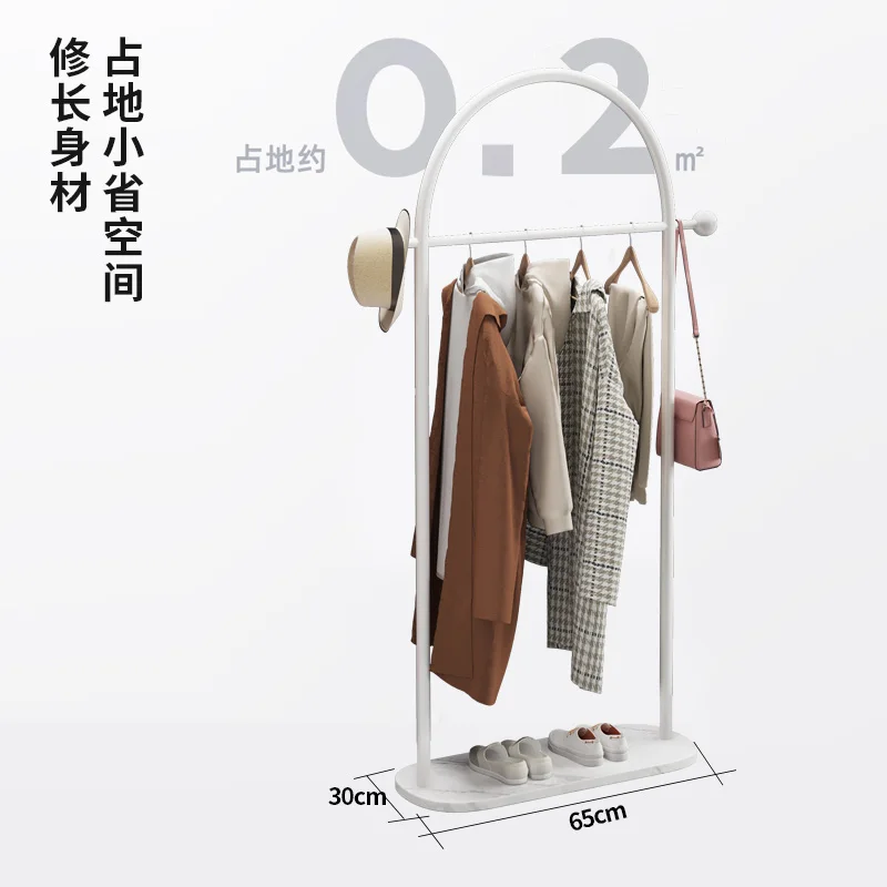 

Clothes Hanger Floor to Floor Bedroom Hanger Household Sleeping at Night Clothes Storage Living Room Simple Clothes