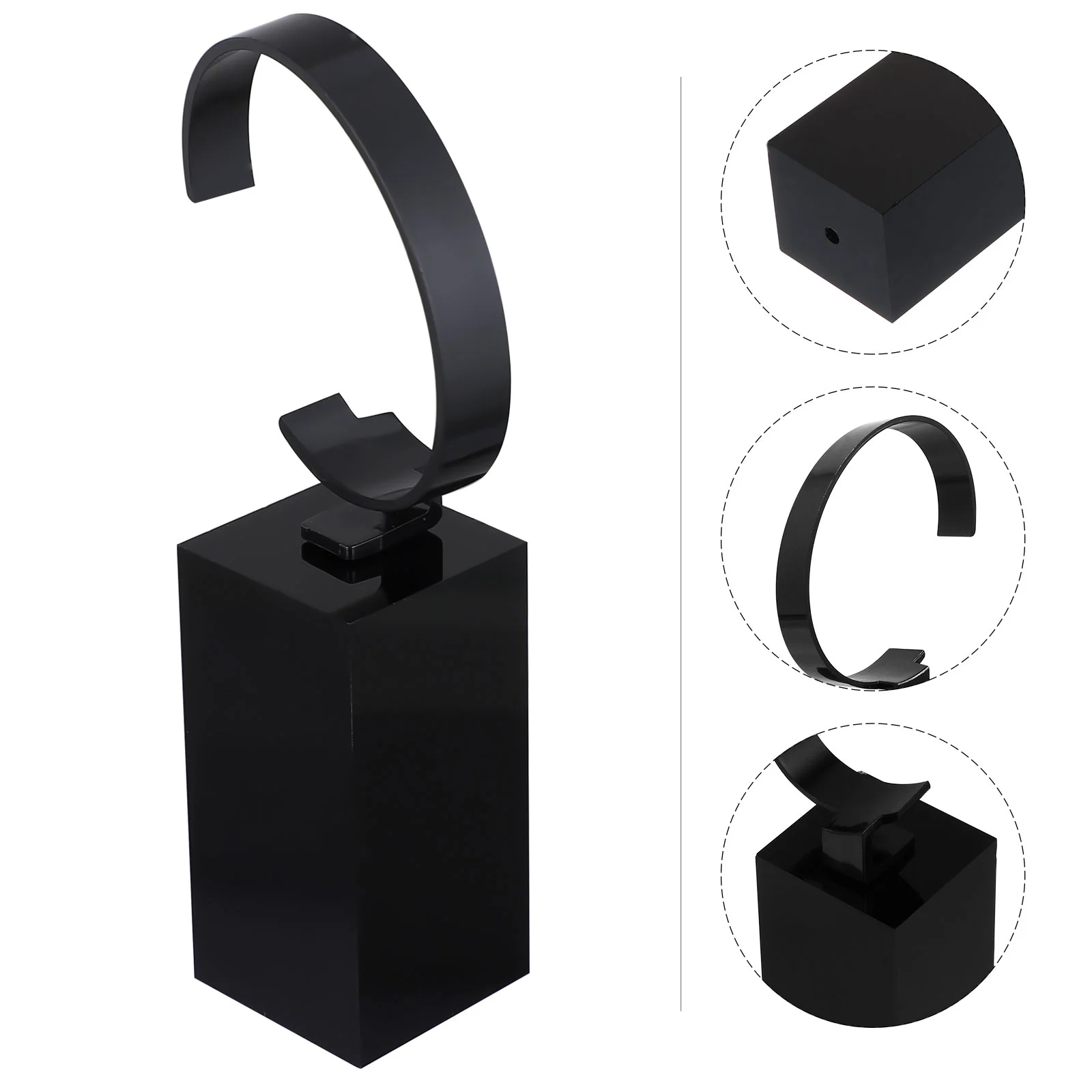 

1pc Universal Watch Display Rack Watch Display black Holder Watch Organizer