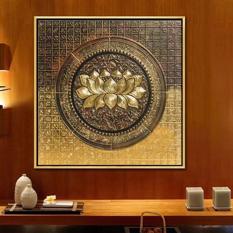 5d Diamond Painting Full Diamond New Living Room Southeast Asia Zen