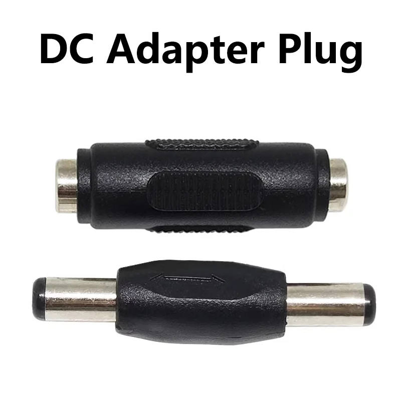 Plug Adapter 5/20PCS 5.5*2.1MM DC Conversion Head Jack Double Male to Male Female to Female Panel Mounting Adapter Connector Plug For CCTV