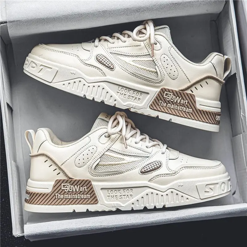 Mens Shoes Fashion Outdoor Casual Shoes Lace Up Platform Skateboard Shoe Training Shoes for Men Non Slip Sneaker Tenis Masculino - Image 2