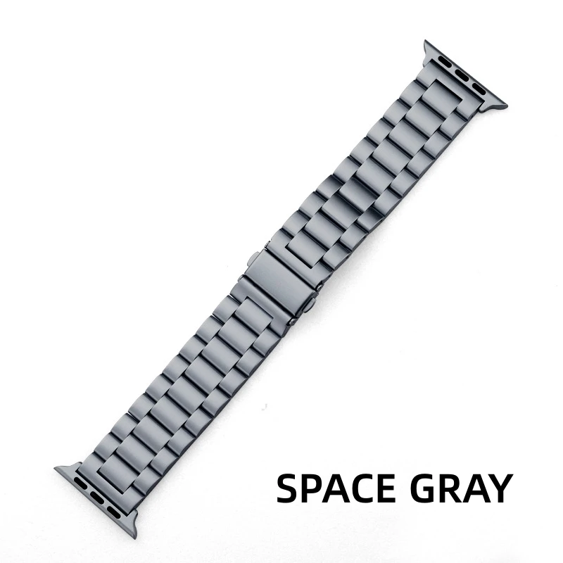 Elegant Stainless Steel Watch Strap - Premium Metal Belt